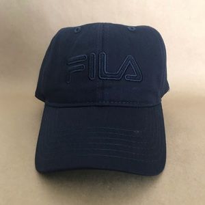 Dark Blue Fila Hat